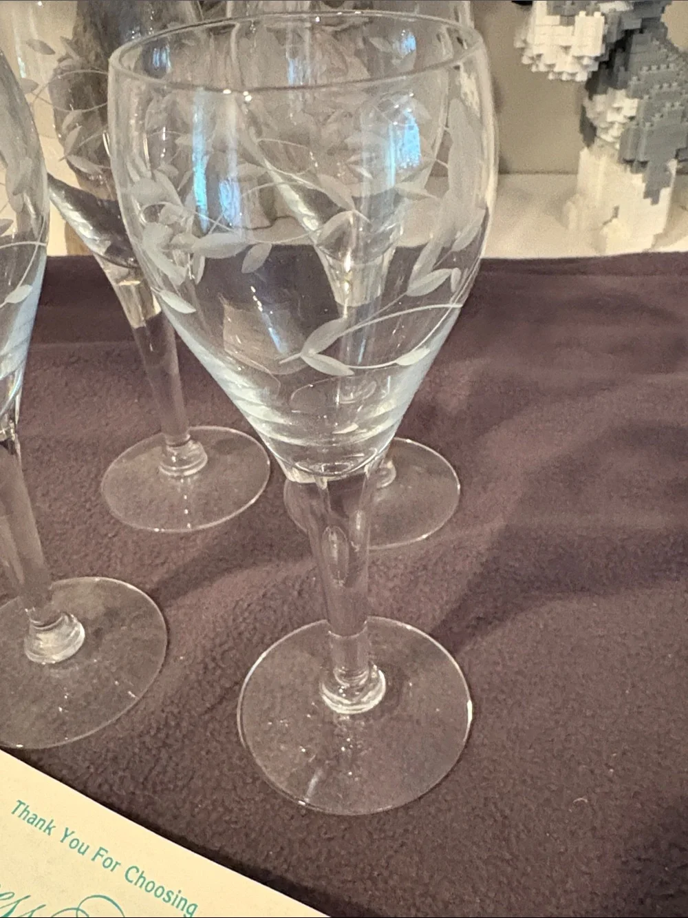 Princess House Heritage cordial glasses set of four